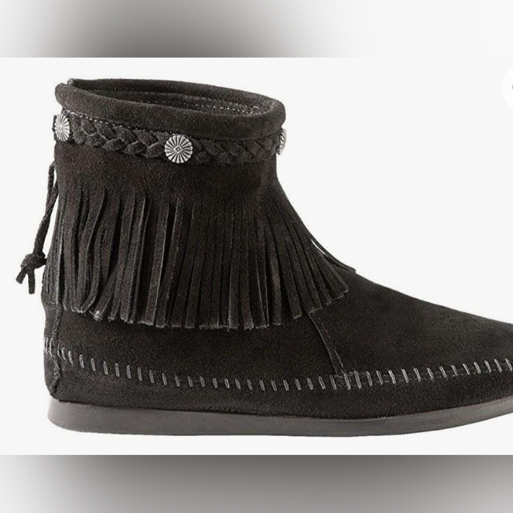 MINNETONKA BACK ZIP BOOTS